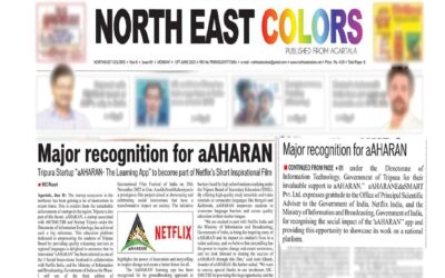 Tripura Startup aAHARAN to become part of Netflix’s Short Inspirational Film